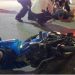 VIOLENTA COLISIÓN DE MOTOS  EN EL TRIUNFO DEJA HERIDOS
