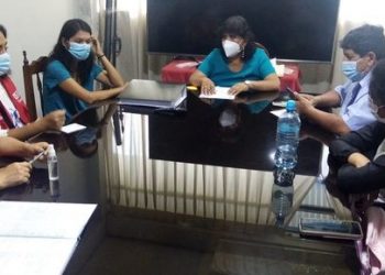 DIRECTORA DE EDUCACIÓN SE REUNIÓ CON FUNCIONARIOS DEL MINISTERIO DE VIVIENDA Y MUNICIPALIDAD PROVINCIAL DE TAMBOPATA