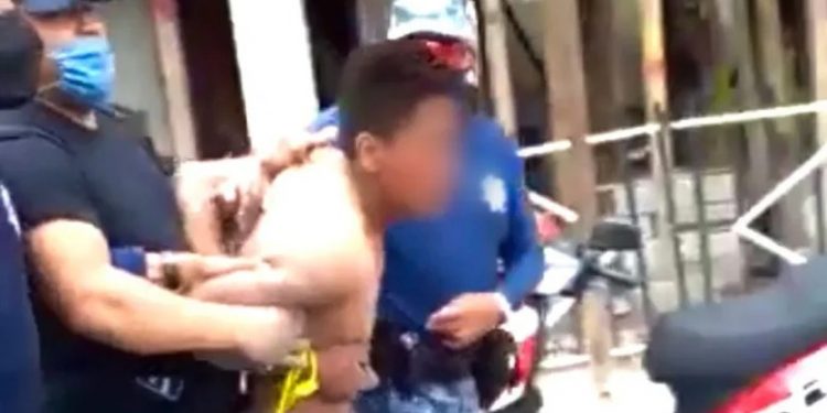 MENOR EBRIO QUISO COMER CHICHARRONES GRATIS