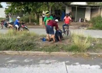 HOMBRE SUFRE ACCIDENTE  TRAS ATAQUE DE EPILEPSIA