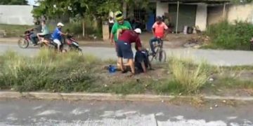 HOMBRE SUFRE ACCIDENTE  TRAS ATAQUE DE EPILEPSIA