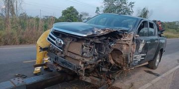 VIOLENTO ACCIDENTE DE TRÁNSITO
