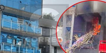 Atacan casa de gobernador  de Huancavelica y prenden  fuego a la casa de su hermano