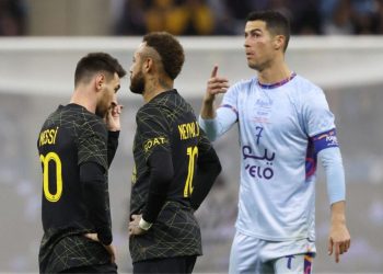 PSG de Messi gana 5-4 al Ryad  Season de Ronaldo y A. Carrillo