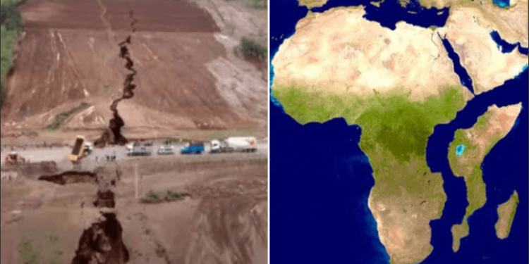 África se está partiendo en 2 y dará origen a un nuevo océano
