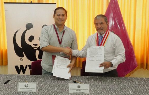 UNAMAD Y WWF PERÚ FIRMAN CONVENIO DE COOPERACIÓN  INTERINSTITUCIONAL