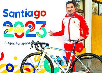 Paraciclista Yuber Pichihua rumbo a la Copa del  Mundo de Ruta en Estados Unidos