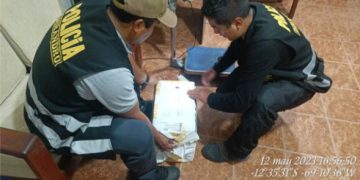 DETIENEN A SUJETO CON 6 KILOS DE DROGA EN UNA CAJA DE CARTÓN