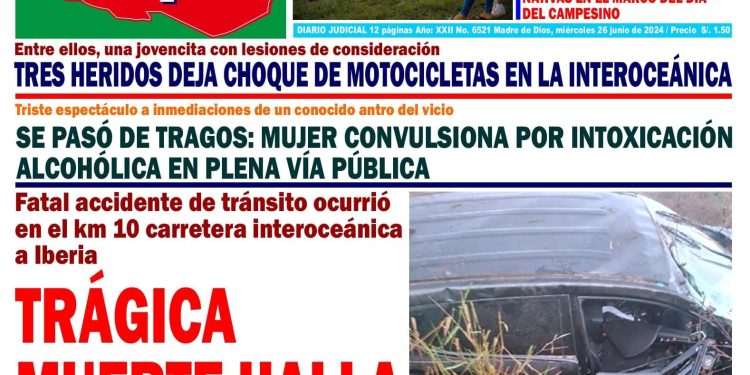 MIERCOLES 26 JUNIO 2024